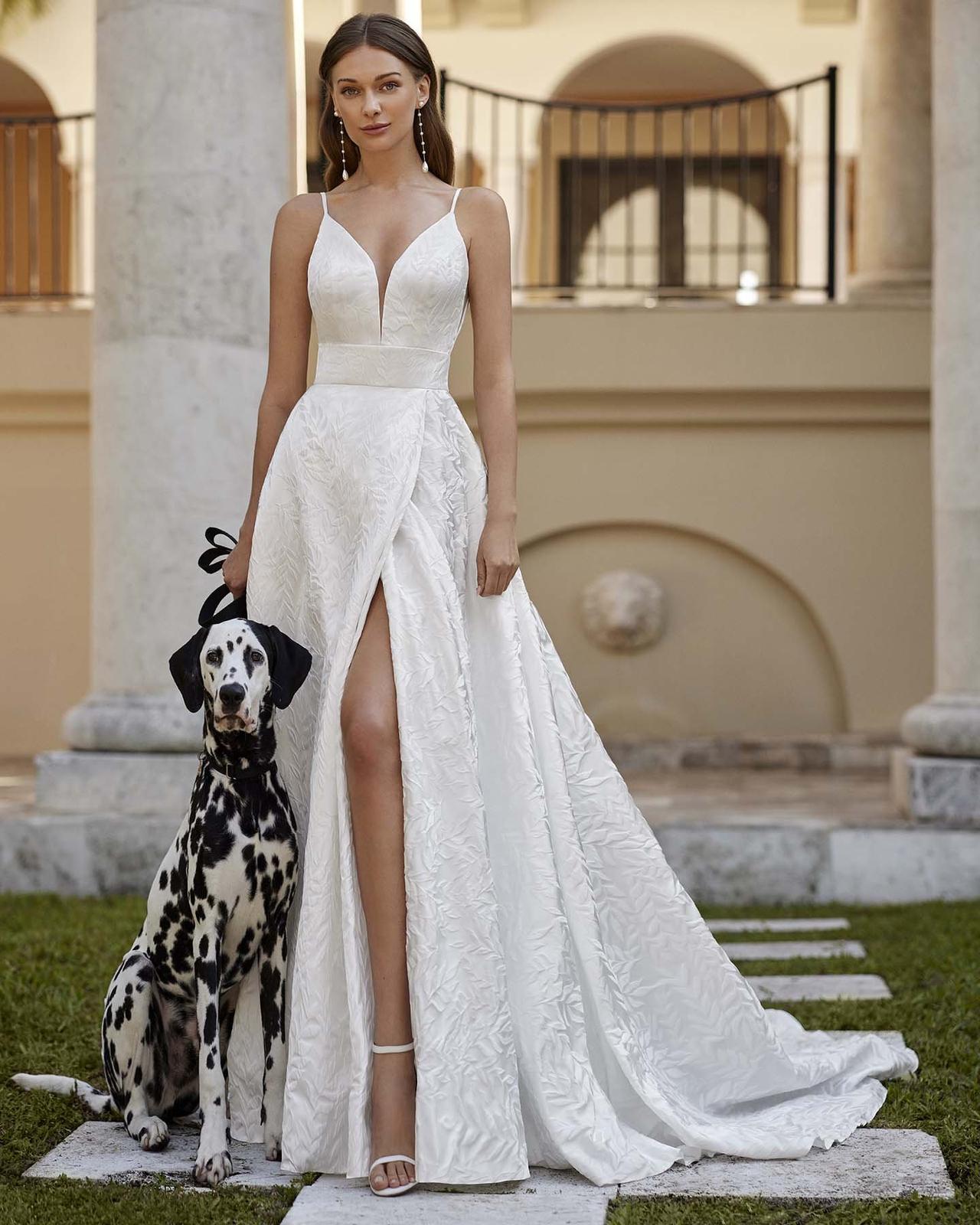 Vestido de noiva de princesa com brilho