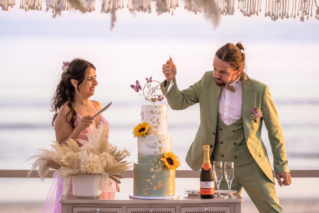 bolos de casamento originais tema praia