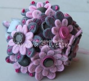 Bouquet de feltro