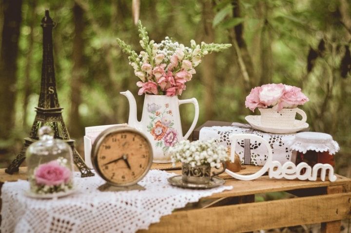 10 elementos decorativos para casamentos vintage