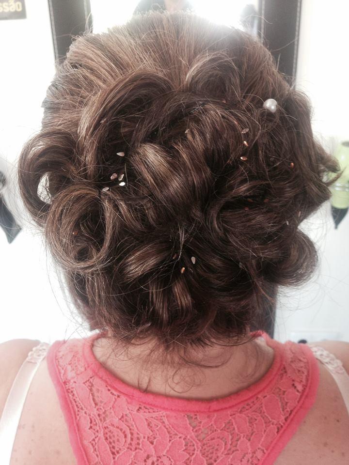 Maria Gandra Wedding Hairstyle