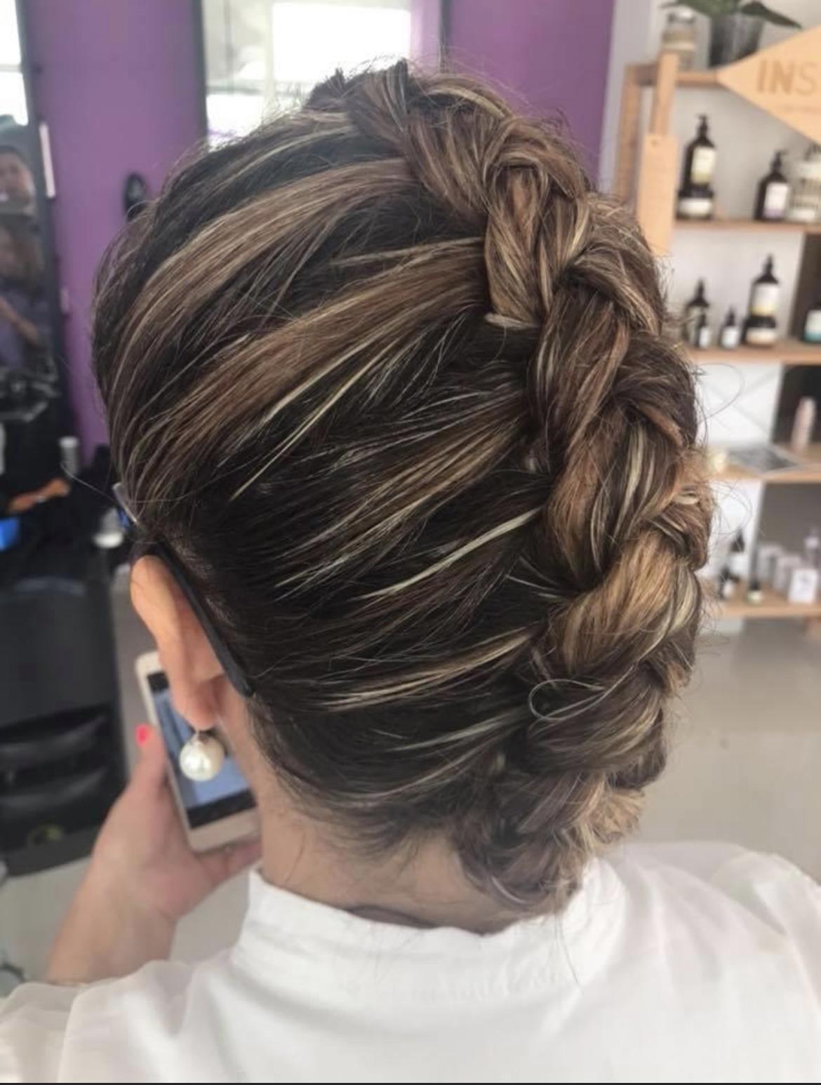 Penteado de noiva com trança