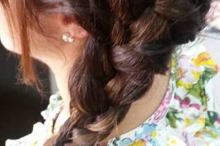 Penteado de noiva com trança