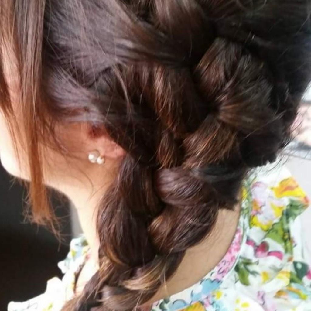 Penteado de noiva com trança