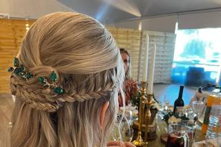 Penteado de noiva com trança