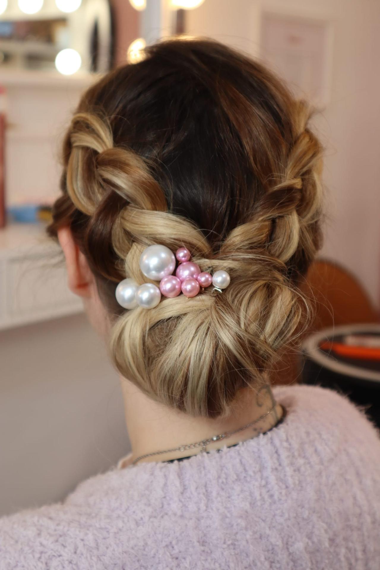 Penteado de noiva com trança