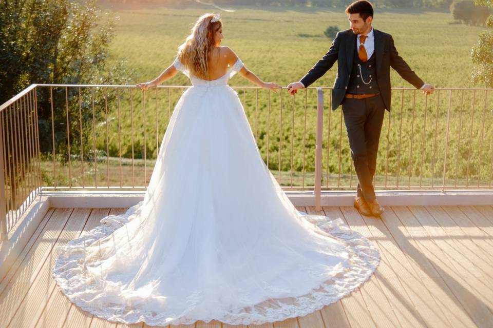 Tipos de cauda para o vestido de noiva