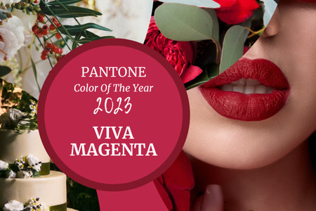 Viva Magenta, a cor para 2023 segundo a Pantone que não pode faltar no teu casamento
