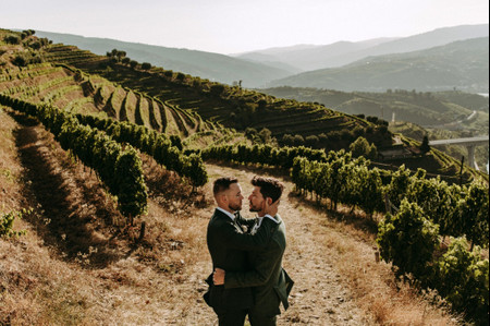 Casamento entre vinhas: 40 fotos para inspirar-vos