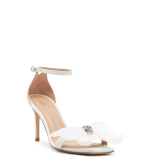 NUDISTCURVE 85 BOW SANDAL, Stuart Weitzman