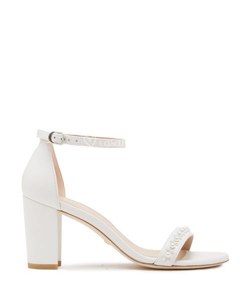 NEARLYNUDE DEMIPEARL SANDAL, Stuart Weitzman