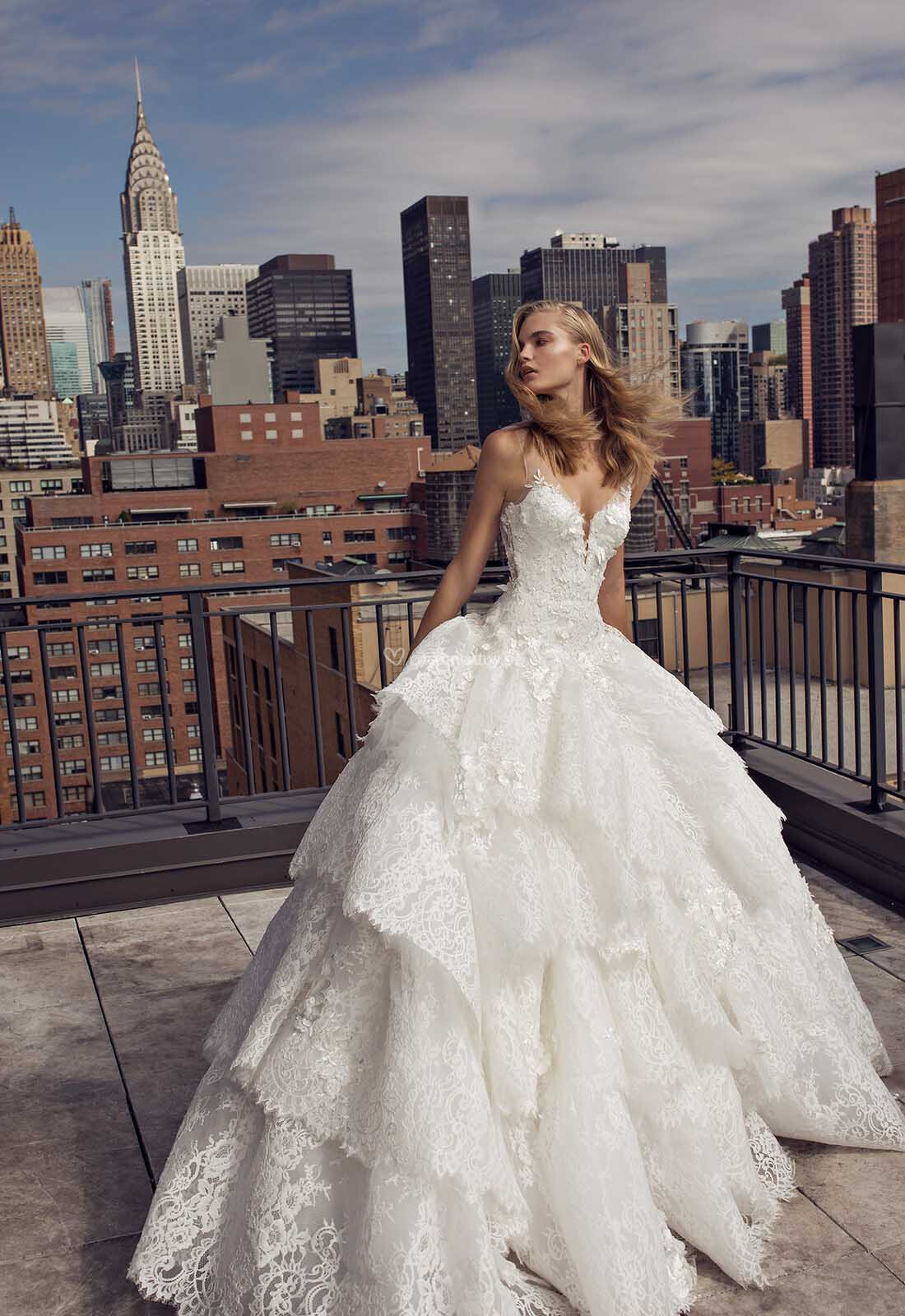 vestidos de noiva pnina tornai princesa