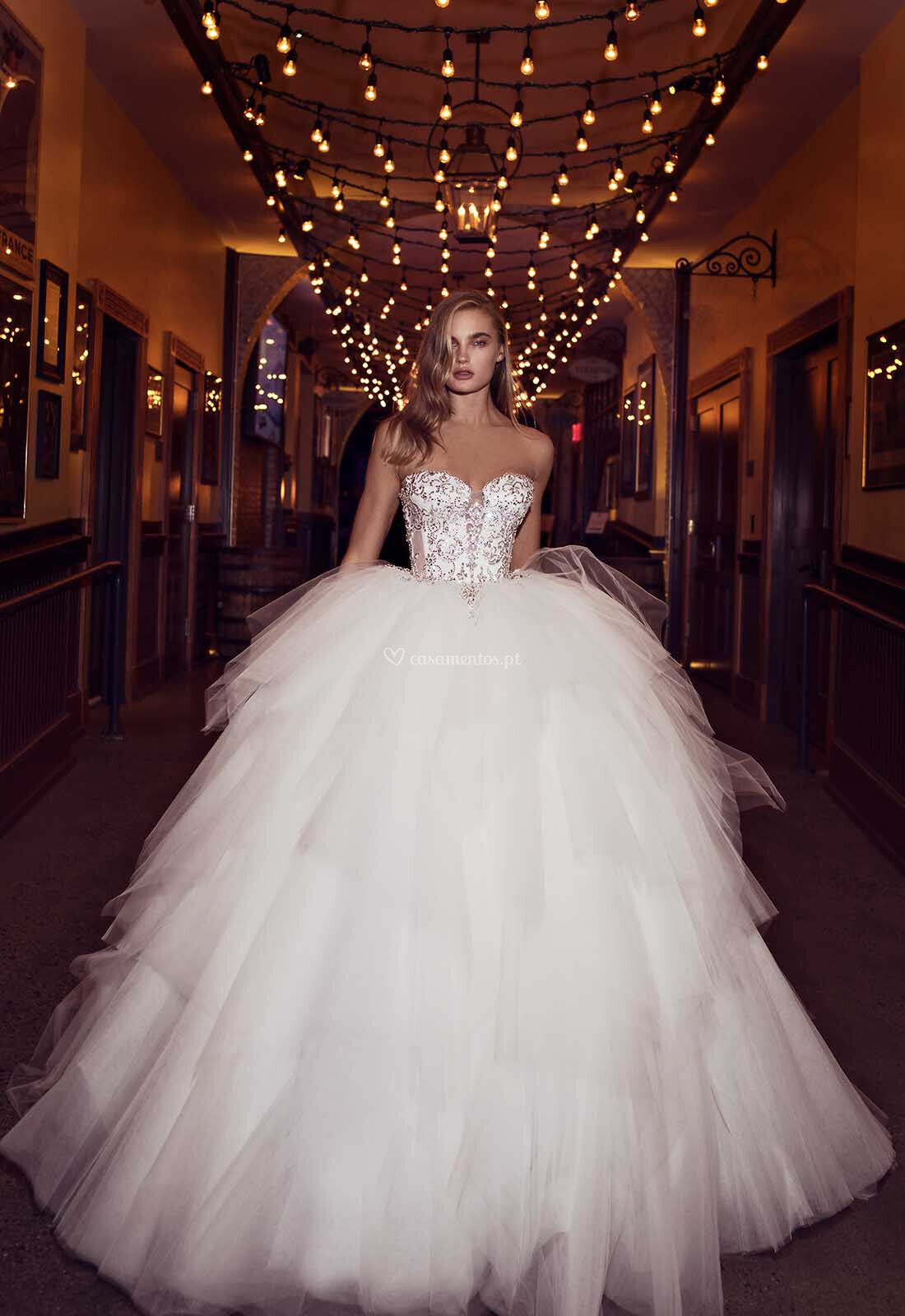 vestidos de noiva pnina tornai princesa