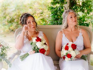O casamento de Charline e Mélanie