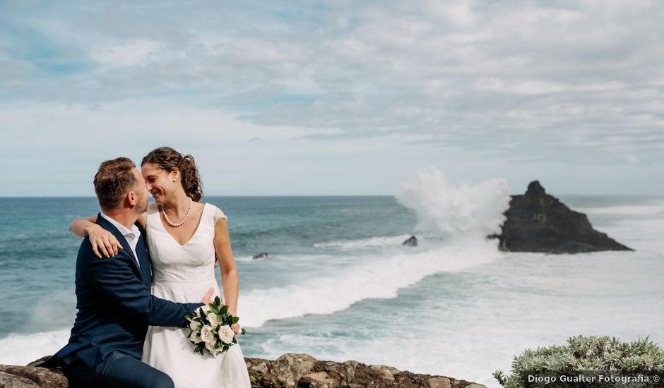 O casamento de Ricardo e Judith em São Vicente, Madeira