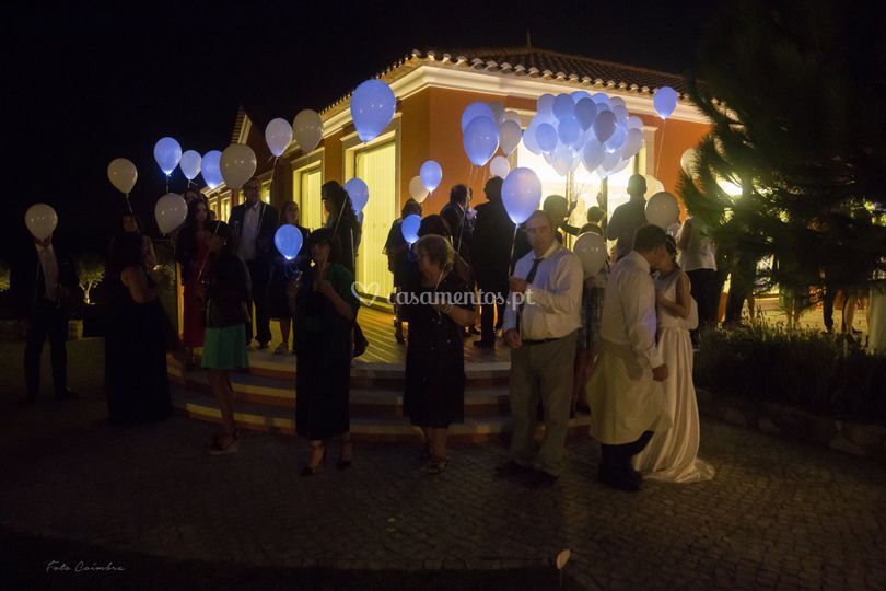 Balões luminosos
