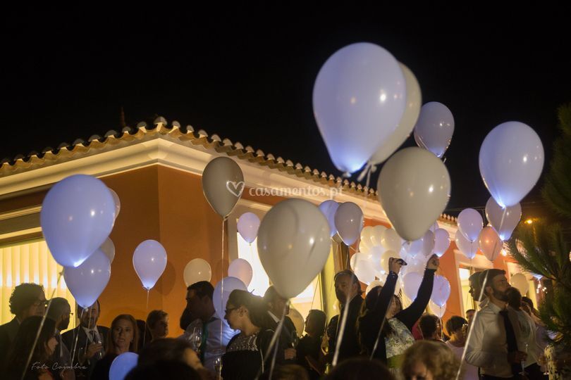 Balões luminosos