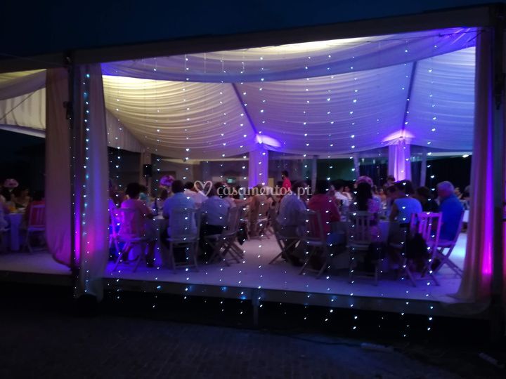 Cortina de leds