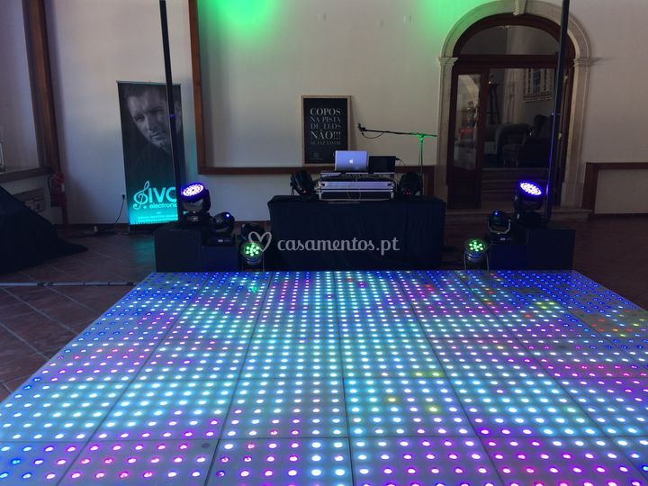 Tudo pronto para a dança
