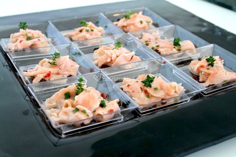 Ceviche de salmão