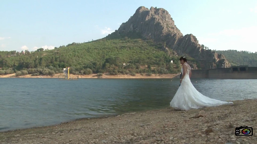 Trash the dress Micael e Catarina e António making off