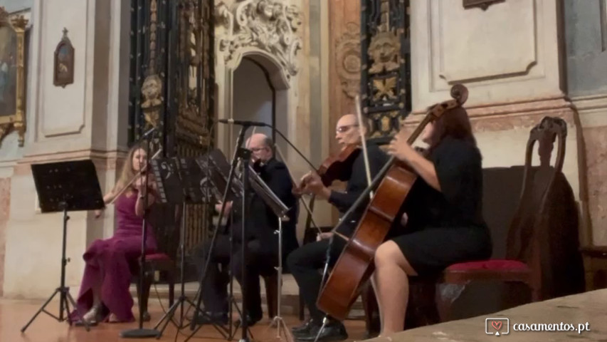 Arrival of Queen of Sheba - Cristina's musical family string quartet