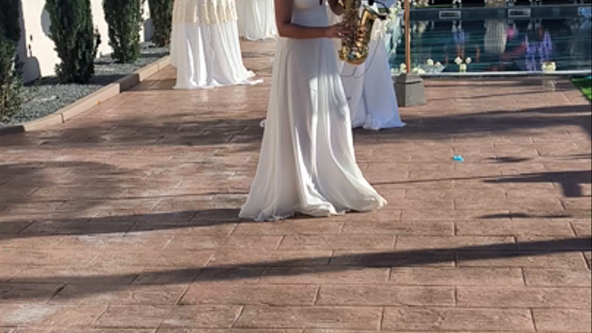 Saxofonista em Cocktail