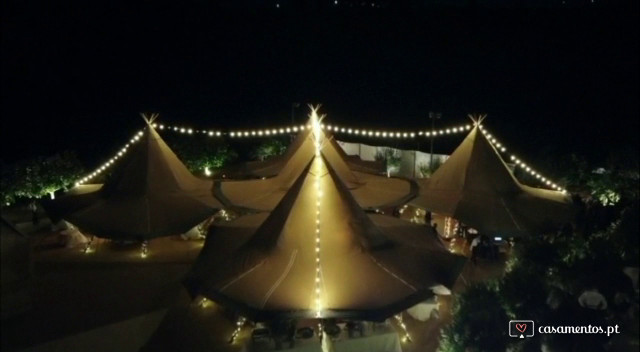 Wonderful wedding with Tipis Golias