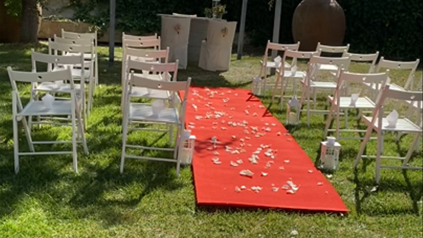 Cerimónia no nosso jardim