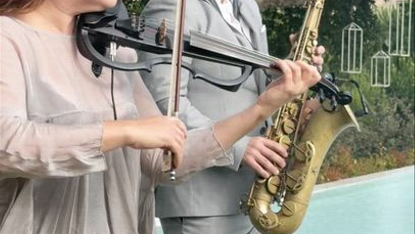 Cocktail hour with saxophone 