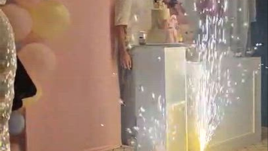 Chá de revelação + faísca fria