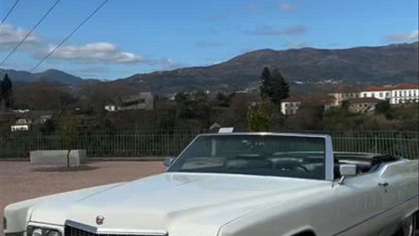Cadillac deville branco de 1970
