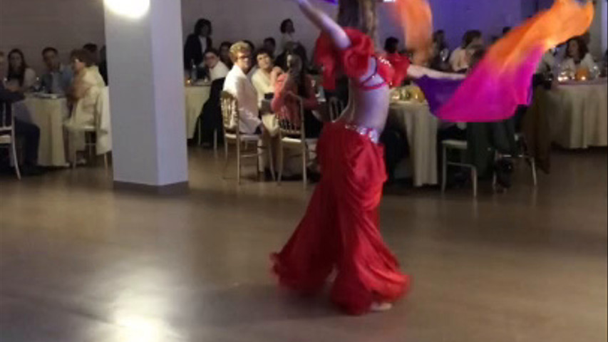 Exibição de dança oriental - Gonza Events