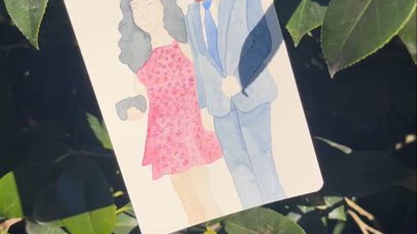 Pintura ao vivo em aguarela