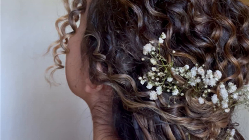 Curly bride 