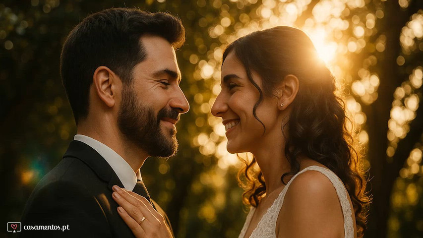  O amor que começou com um olhar e agora dura para sempre.
