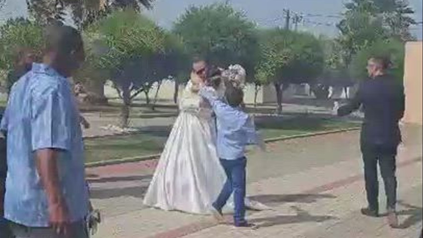 Casamento - Entrada dos noivos na Fonte dos Trevos