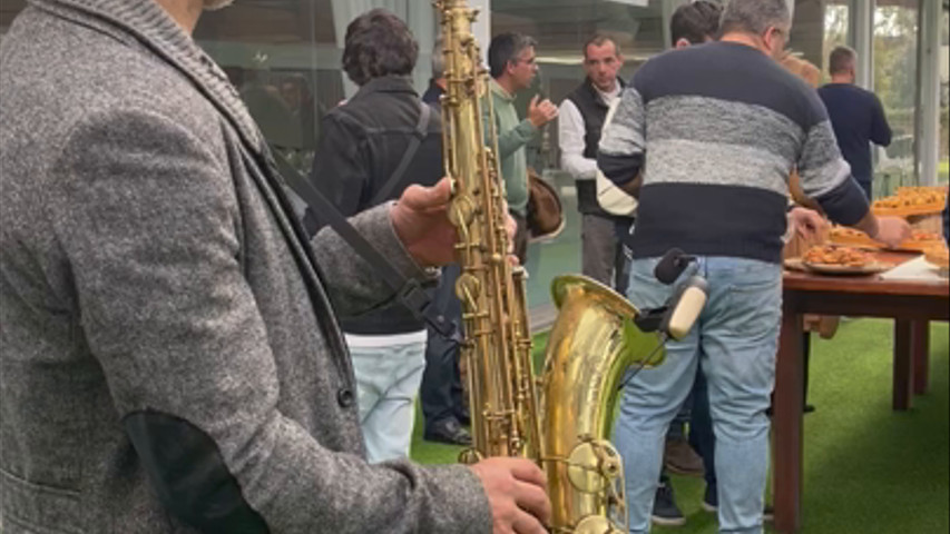 Receção com Saxofone 