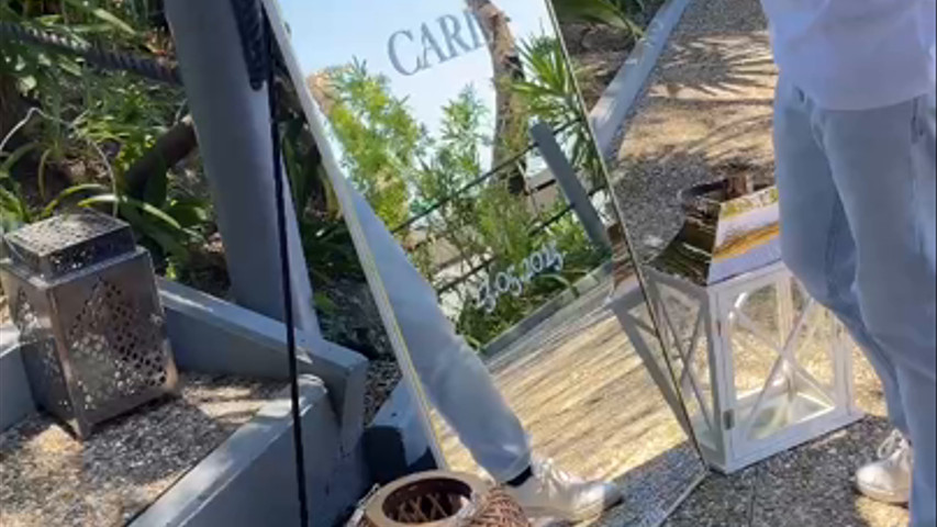 Casamento Welcome Mirror 
