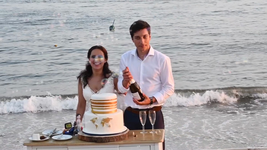 Casar na praia - Same day edit