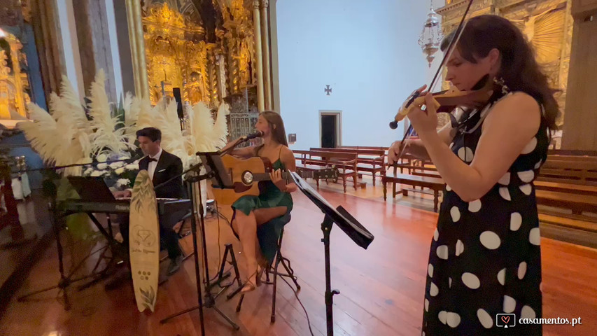 Cerimónia com violino 