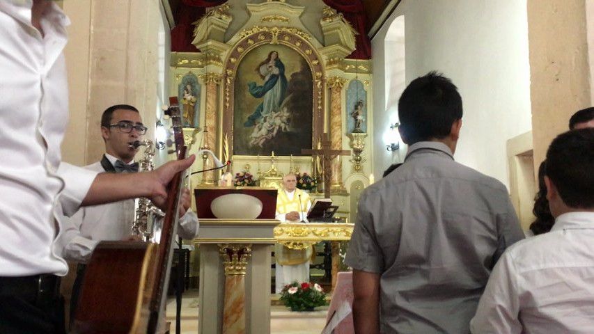 Entrada da noiva na Igreja