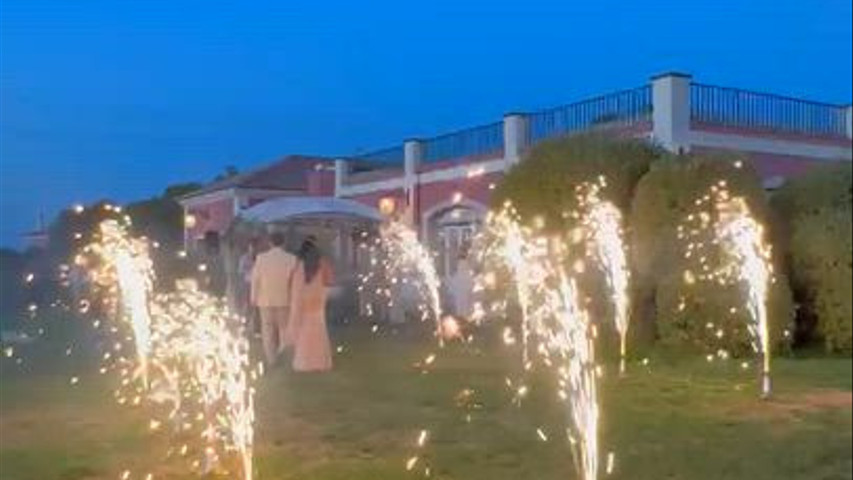 Lançamento repuxos casamento 