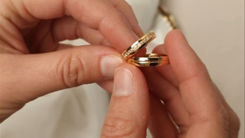 Aliancas de casamento em ouro 