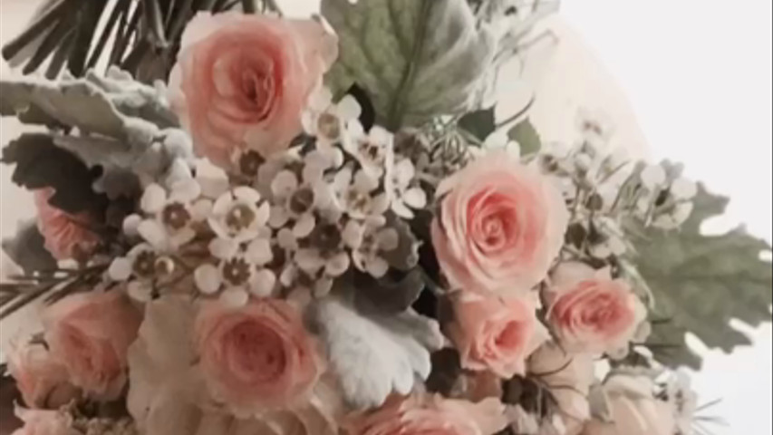 Bouquet de noiva com flores naturais 