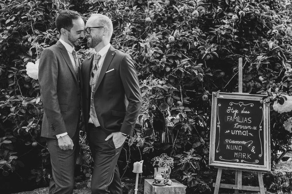 O casamento de Mark e Nuno