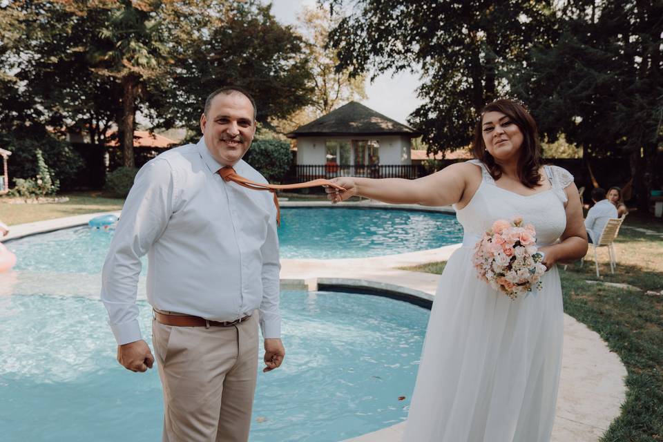 O casamento de Leila e Pedro