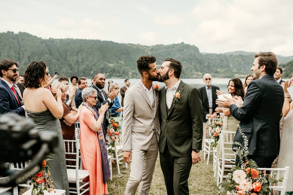 O casamento de Vicente e Lucas