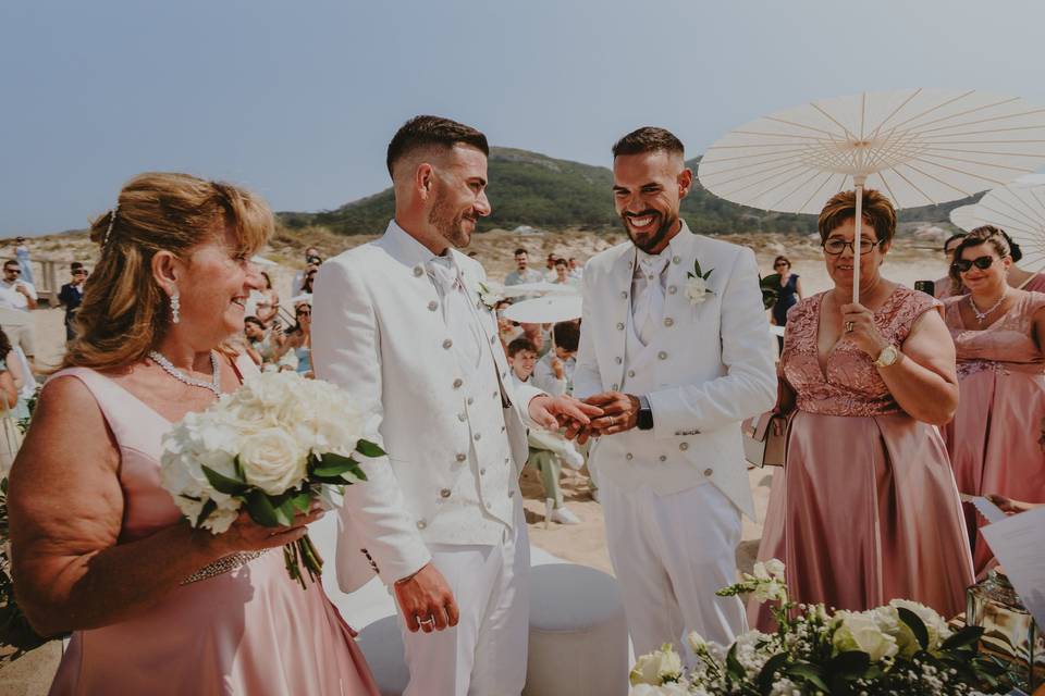 O casamento de Kevin e Michael