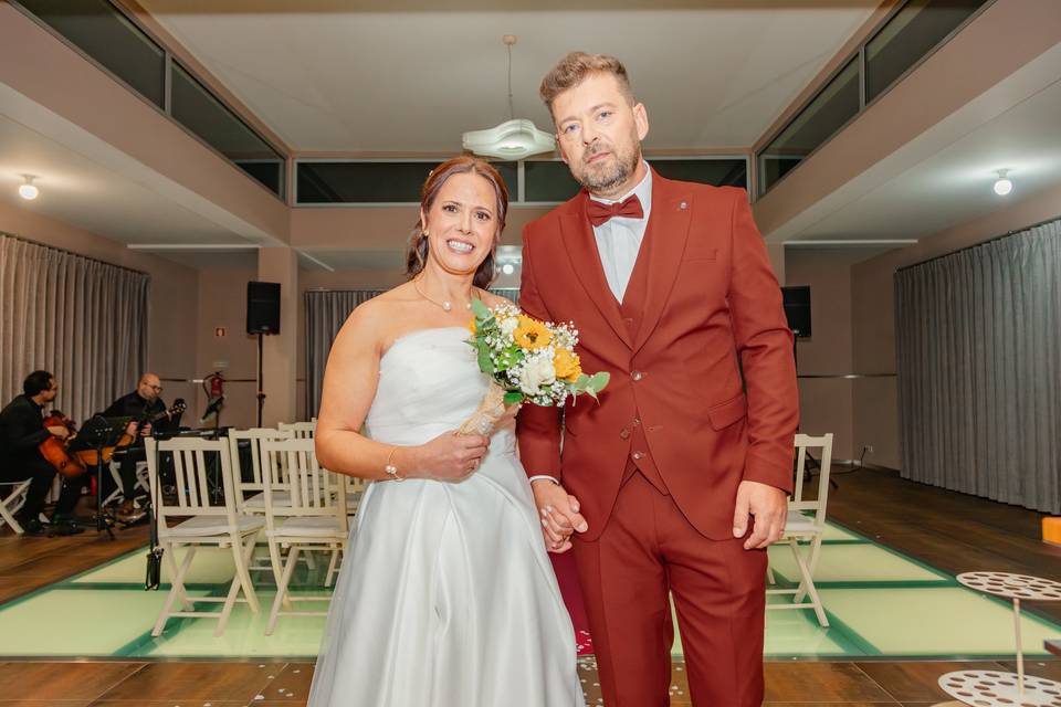 O casamento de Silvia e Manuel